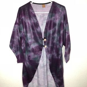 Purple cardigan super cute!!